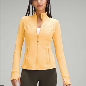 Lululemon define jacket in mango dream size 10